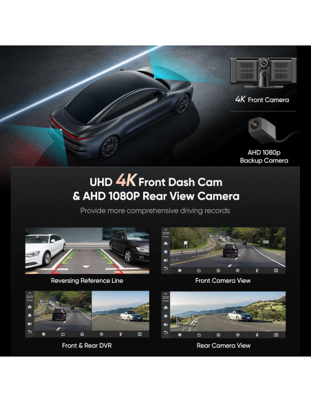 Estéreo Inalámbrico GTRUI D96 9.26" con Carplay y Android Auto