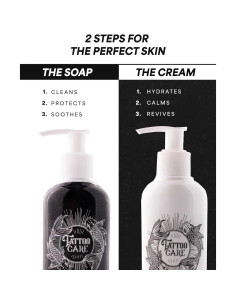 Kit de Cuidado de Tatuajes Tattoo Care - Crema y Jabón 198.1 ml 2