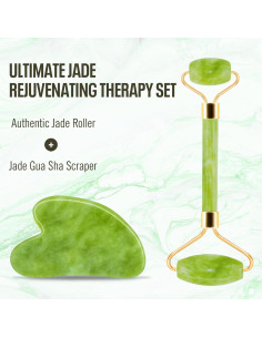 Rodillo de Jade Disemot y Gua Sha Facial Antienvejecimiento 2