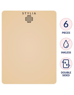 Hoja de Silicona para Práctica de Microblading Stylia - 6 Piezas 2