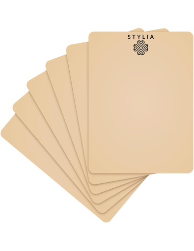Hoja de Silicona para Práctica de Microblading Stylia - 6 Piezas