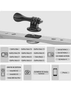Soporte para Cámara de Acción Suptig Compatible con GoPro y Más 2