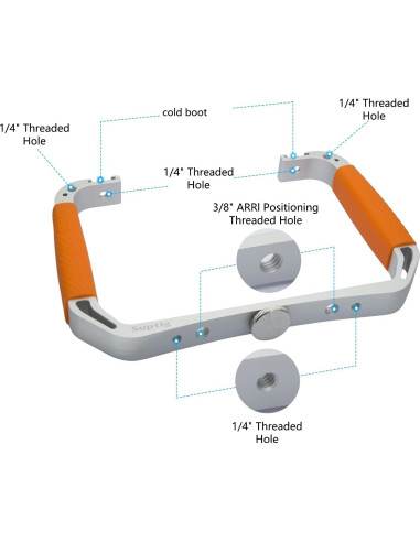 Soporte para Cámara de Acción Suptig Compatible con GoPro y Más