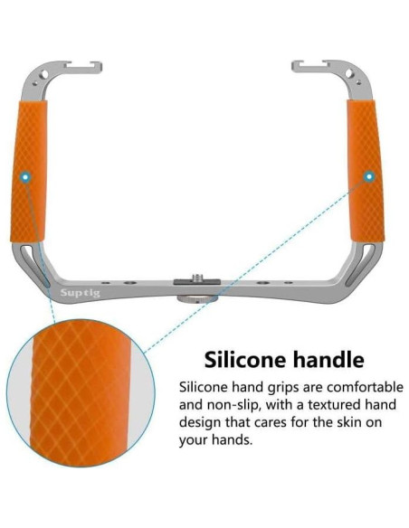 Soporte para Cámara de Acción Suptig Compatible con GoPro y Más