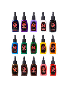 Juego de Tinta para Tatuajes One Tattoo World - 15 Colores 15 ml