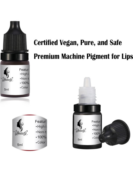 Pigmento de Tinta de Tatuaje Permanente Ybeauty - 6 Colores
