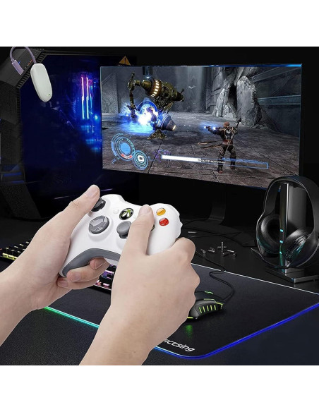 Gamepad USB con Cable USonline911 para Xbox 360 y PC