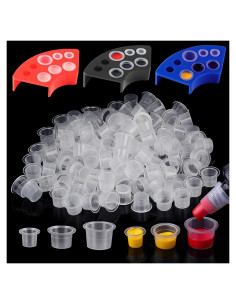 Set de 303 Piezas Tapas de Tinta para Tatuajes Autdor