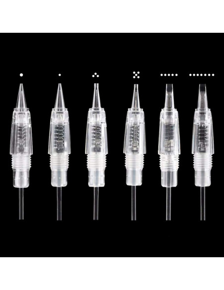 10 Cartuchos Agujas Tatuaje 3R HiTreasure Acero Inoxidable