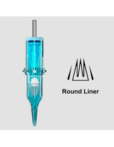 Agujas de Tatuaje BIGWASP X Cartucho 1003RL 20Pcs 0.30mm 2