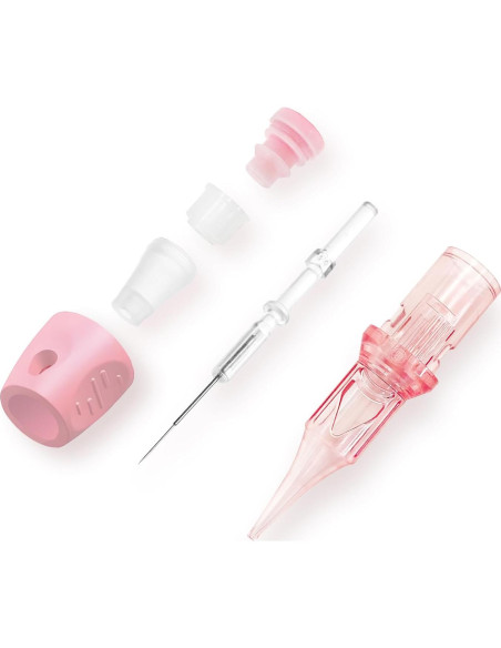 20 Agujas de Cartucho Tatuaje Desechables PMUBEAUTY 0.3mm