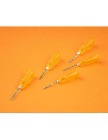 Aguja desechable Luer Lock XUONFEE 100Pack 25G 1.27cm