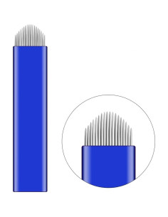 Agujas de Tatuaje Yimart 50 Piezas Microblading 0.2mm U 2