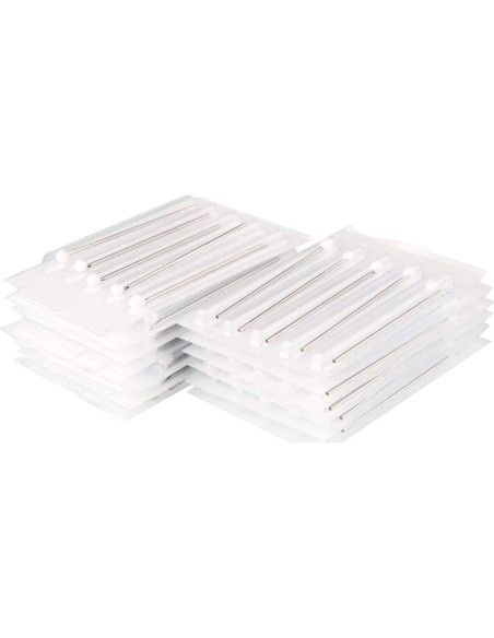 10 Agujas de Piercing 16G Acero Quirúrgico Esterilizadas