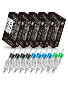 100 Agujas de Cartucho para Tatuaje Jconly Mezcladas 3RL 5RL 7RL 9RL