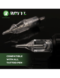 Agujas de Cartucho para Tatuaje Rayyl 1003RL - 20 Piezas 2