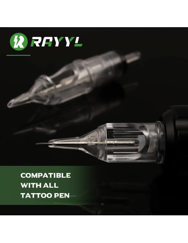 Agujas de Cartucho para Tatuaje Rayyl 1003RL - 20 Piezas