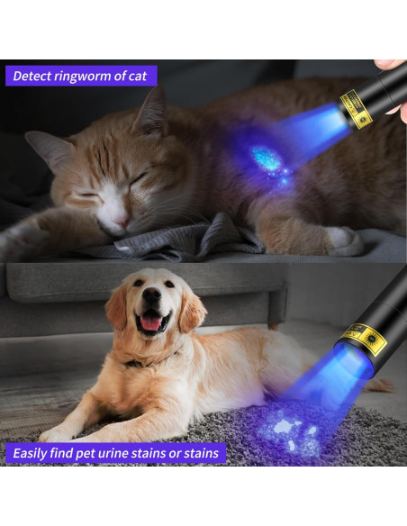 Linterna UV Recargable 365nm WMCODMW Mini Luz Negra Portátil Linterna UV Recargable 365nm WMCODMW Mini Luz Negra Portátil