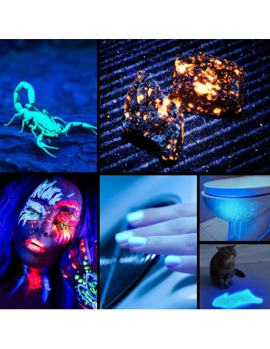 Linterna UV Consciot U20 Recargable 365nm para Detección de Manchas