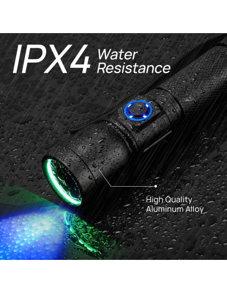 Linterna UV Consciot U20 Recargable 365nm para Detección de Manchas