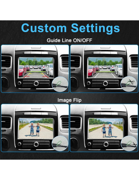 Cámara de Respaldo HD Rohent N11 - 170 Ángulo Amplio, IP69K