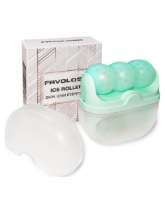 Rodillo de Hielo Favolosa 2-en-1 Facial y Ocular Verde