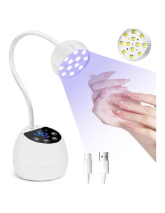 Lámpara UV LED CGBE Mini Inalámbrica 36W para Uñas de Gel