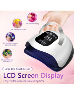 Lámpara UV LED GGUP 320W Secador de Uñas Profesional 72 Perlas 2