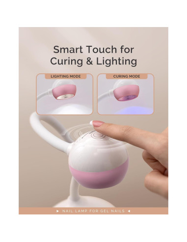 Lámpara de Uñas Profesional MelodySusie 2 en 1 Inalámbrica