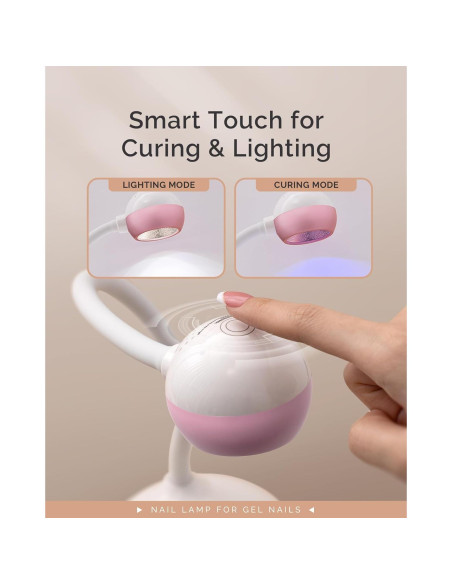 Lámpara de Uñas Profesional MelodySusie 2 en 1 Inalámbrica