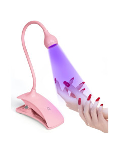 Lámpara UV para Uñas AORAEM Rosa Flexible 3 Niveles Temporización