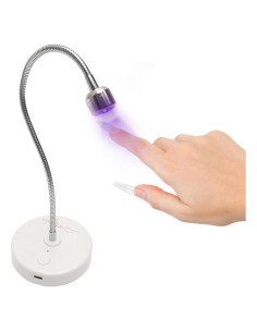 Lámpara UV LED Inalámbrica Allkem 3W Plata para Uñas de Gel