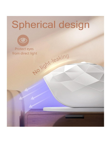 Lámpara de Uñas UV LED Easkep 86W Secador Rápido para Gel