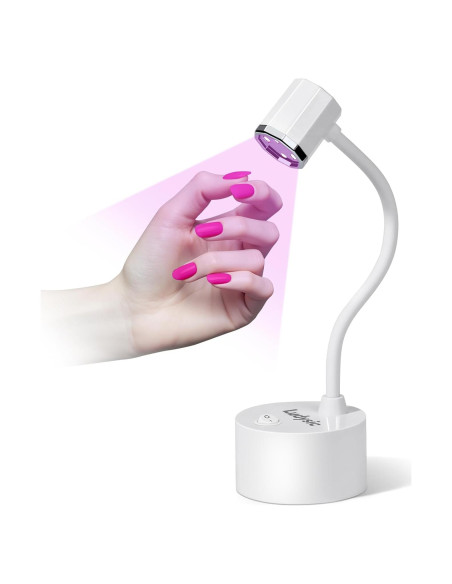 Lámpara UV LED Portátil Ludysic 12W con Cuello de Ganso