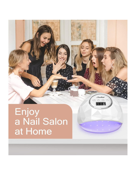 Lámpara de Uñas UV LED Easkep 86W Secador Rápido para Gel