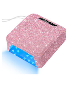 Lámpara UV para Uñas de Gel CHRISTINE SHELLY 96W Rosa