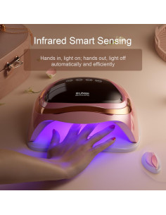 Lámpara de Uñas UV LED AJELU 248W con Sensor Automático 2