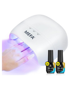 Lámpara UV 72W MEFA para Uñas con Base y Top Coat de Gel