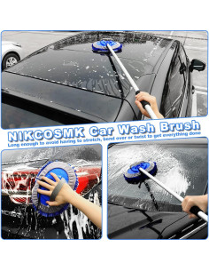 Kit de Lavado de Autos NIKCOSMK 20 Piezas - Cepillos y Mopa 2
