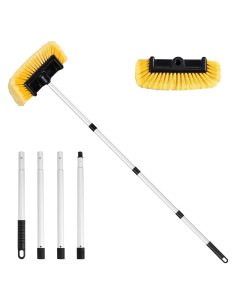 Cepillo de Lavado de Autos Ordenado 62" Mango Extensible