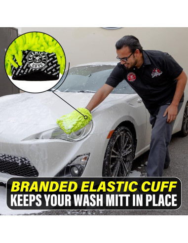 Guante de Lavado Microfibra Chenille Chemical Guys - Paquete de 2