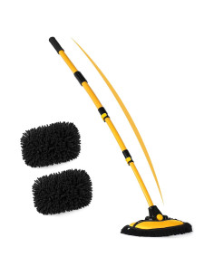 Kit de Cepillo de Lavado de Autos Anngrowy 144 cm Microfibra