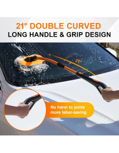 Cepillo de Lavado de Autos MOUCHOT con Mango Telescópico 119 cm 2