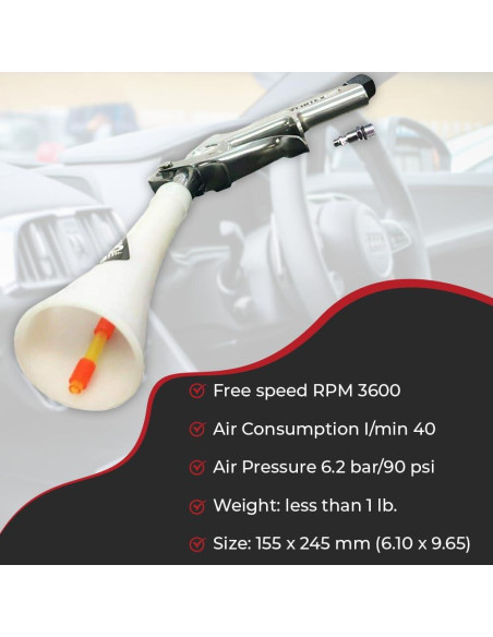 Pistola de Limpieza de Aire HI-TECH Vortex II - 0.45 kg