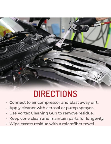 Pistola de Limpieza de Aire HI-TECH Vortex II - 0.45 kg