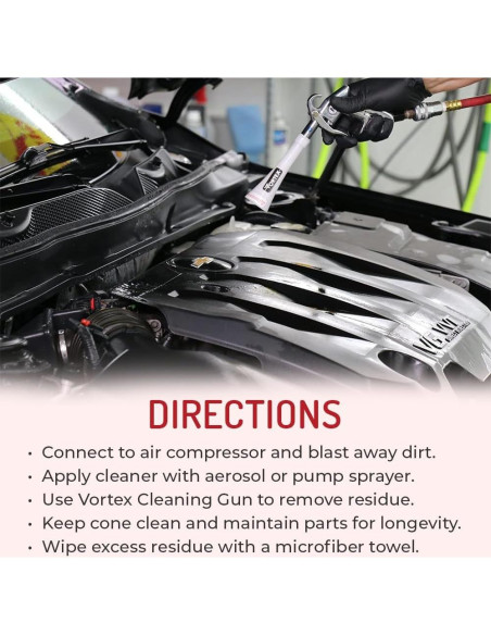 Pistola de Limpieza de Aire HI-TECH Vortex II - 0.45 kg