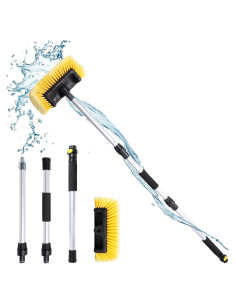Cepillo de Lavado de Autos NAVAPAL 137 cm Ajustable Amarillo