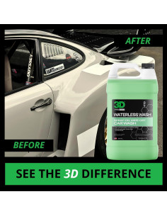 Lavado de Auto Sin Agua 3D 3.78L - Spray Detallador Premium 2