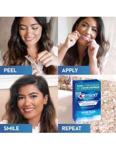 Crest 3D Whitestrips Vivid Plus Tiras Blanqueadoras 10+2 2