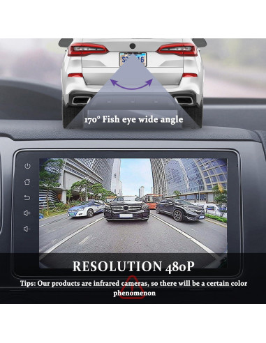 Cámara de Respaldo Salior HD para Camión con Visión Nocturna